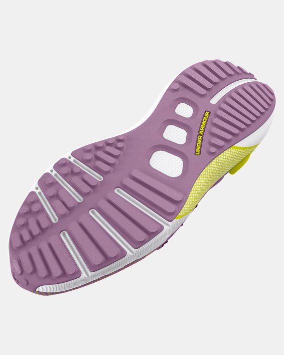 Chaussure de course UA HOVR™ Phantom 3 pour femme, Purple, pdpMainDesktop image number 4